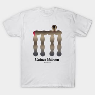 Bold monkey print "Guinea baboon" T-Shirt